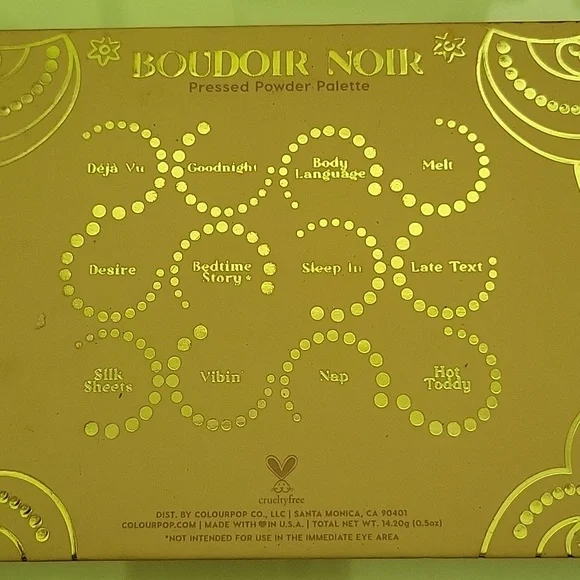 Boudoir Noir Colourpop - Picture 4 of 4